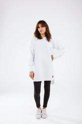 Sporty look top in white